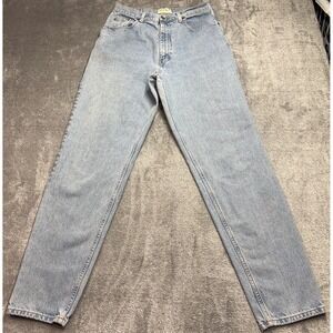 Eddie Bauer 90s Vintage Jeans 30x32 Light Wash Dad Straight Leg Denim